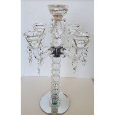 Castiçal Cristal 5 Velas - 001378 Castiçal Cristal 5 Velas - 001378